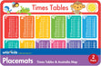 Whiz Kids  Placemat Pack Times Table & Australia Map