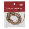 Arbee Leather Thonging, 1mm Round Natural- 2m