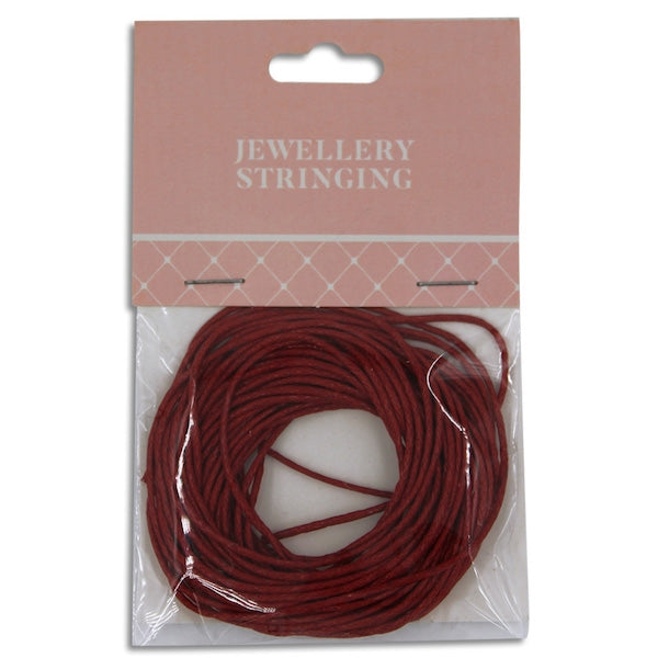 1mm Twine Thread, Red- 5m- Sullivans