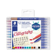 Staedtler Double-Ended Calligraphy Pen Box of 12- Assorted