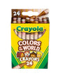 Crayola Colours of the World Crayon- 24pc