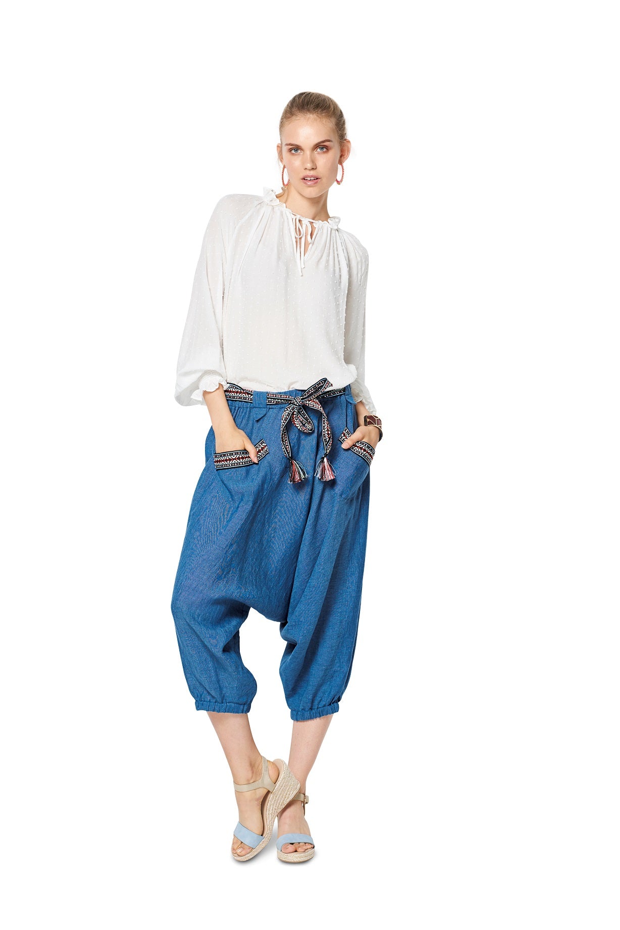 Burda Pattern 6316 Misses' harem pant