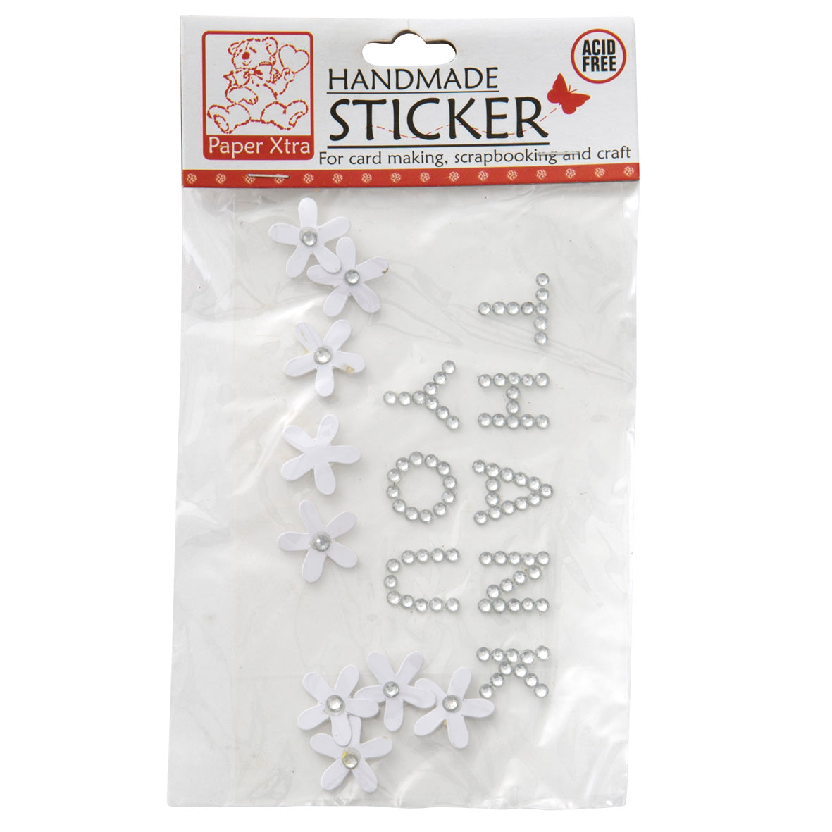 Sullivans Metal Star Stickers, Silver/Black/White – Lincraft