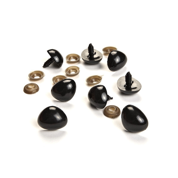 Sullivans Black Noses 8pc- 24 x 19mm