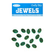 Crafty Bitz Jewels, Oval Emerald- 15pc