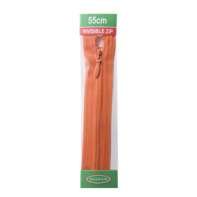 Sullivans Invisible Zip, Orange