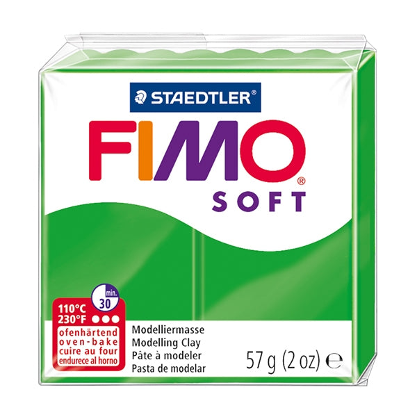FIMO Standard Block Modelling Clay, Tropical Green- 57g