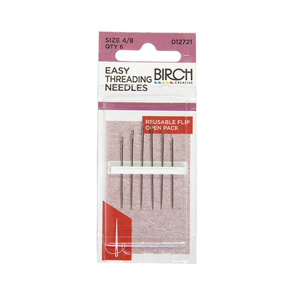 Sullivans Hand Sewing Needles, Self Threading 4/8- 6pc – Lincraft