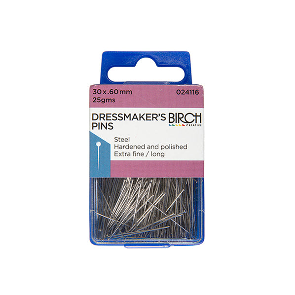 Whitecroft Dressmaker Pins - Mild Steel 20g