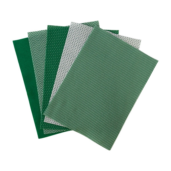 Arbee Embossed Felt Sheets, Vine Green- 10pk – Lincraft