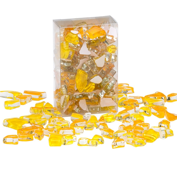 Mandala Art Crackled Glass, Sunkist- 160g