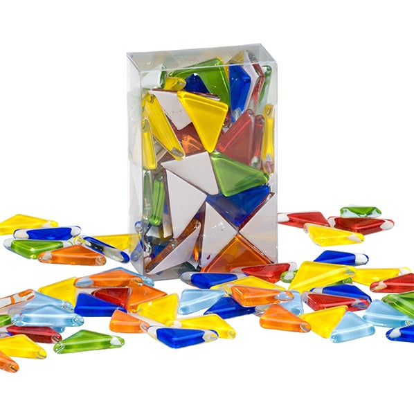 Mandala Art Triangle Tiles, Assorted- 160g