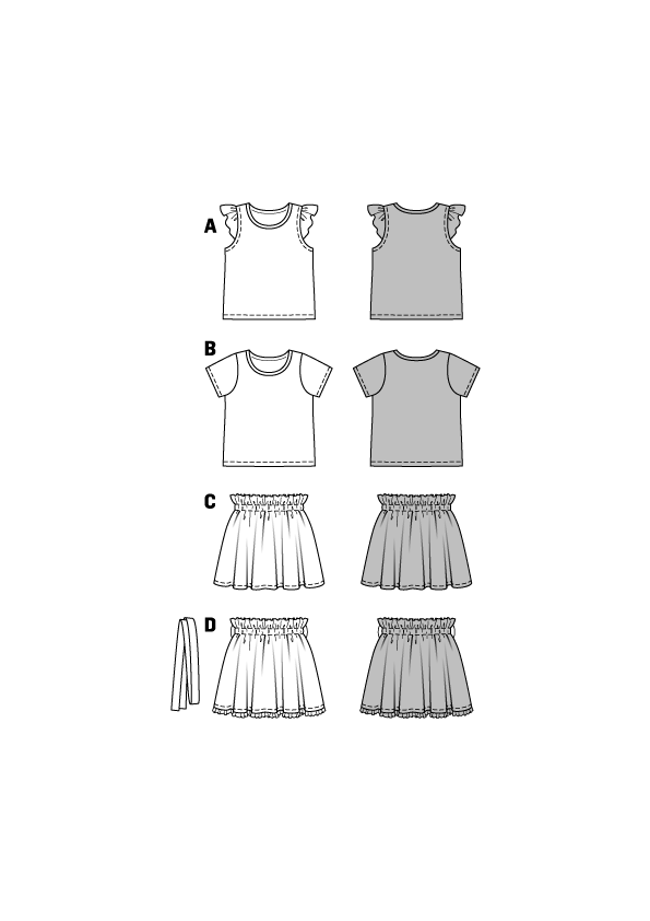 Burda Pattern 9364 (2-7)