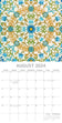 2024 Wall Calendars, William Morris - Rose- 12x12in