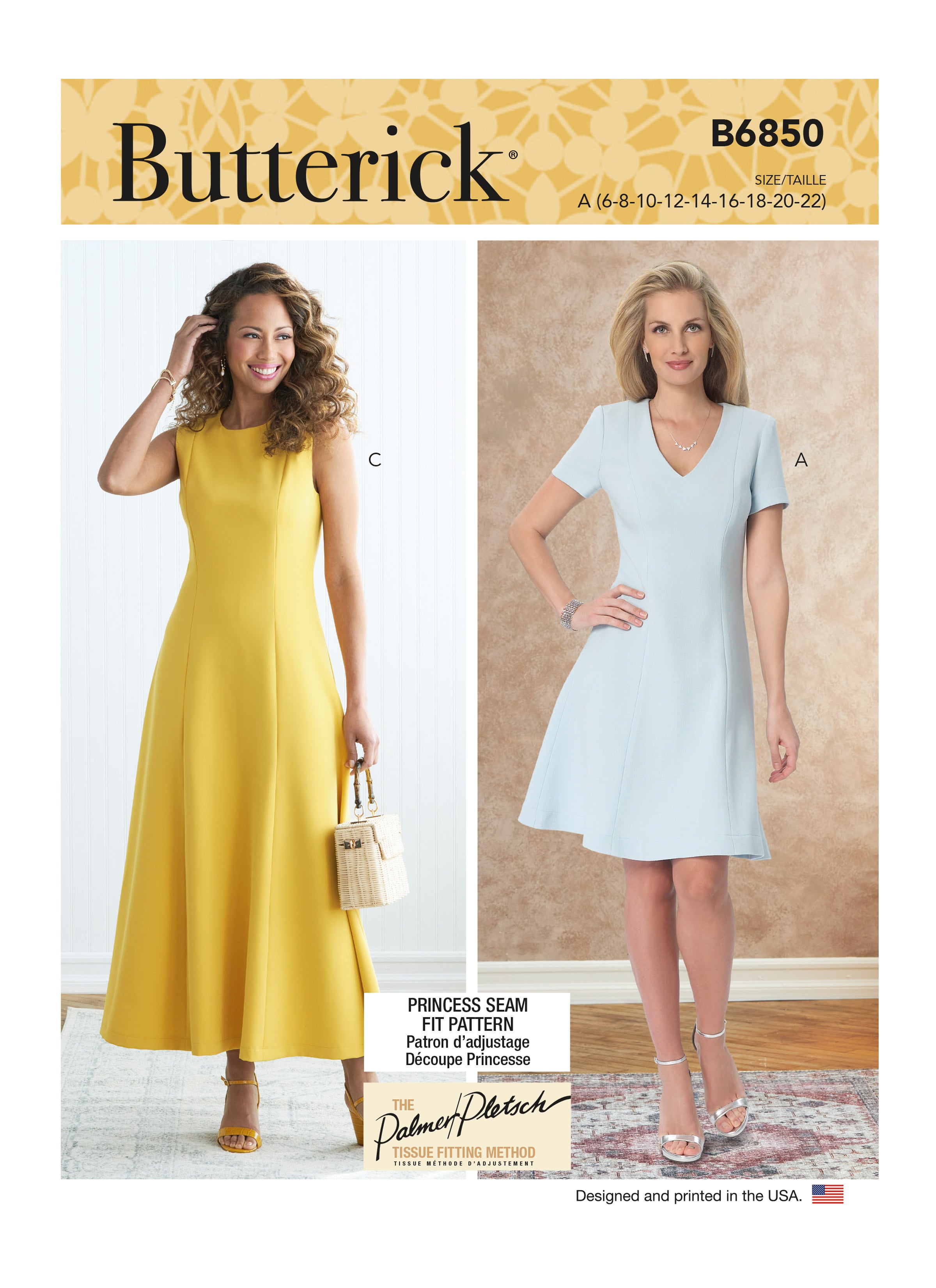 Butterick Pattern B6624 Misses' & Women's Petite Dress Size 18W 24W