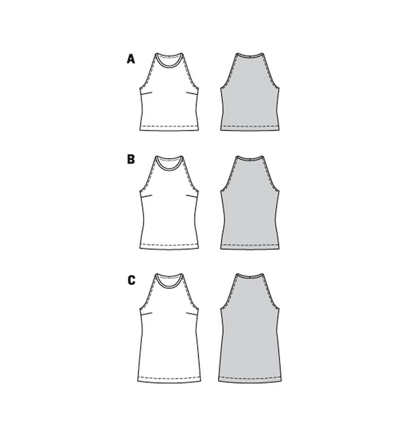 Burda Pattern X05999 Misses' Top/Vest