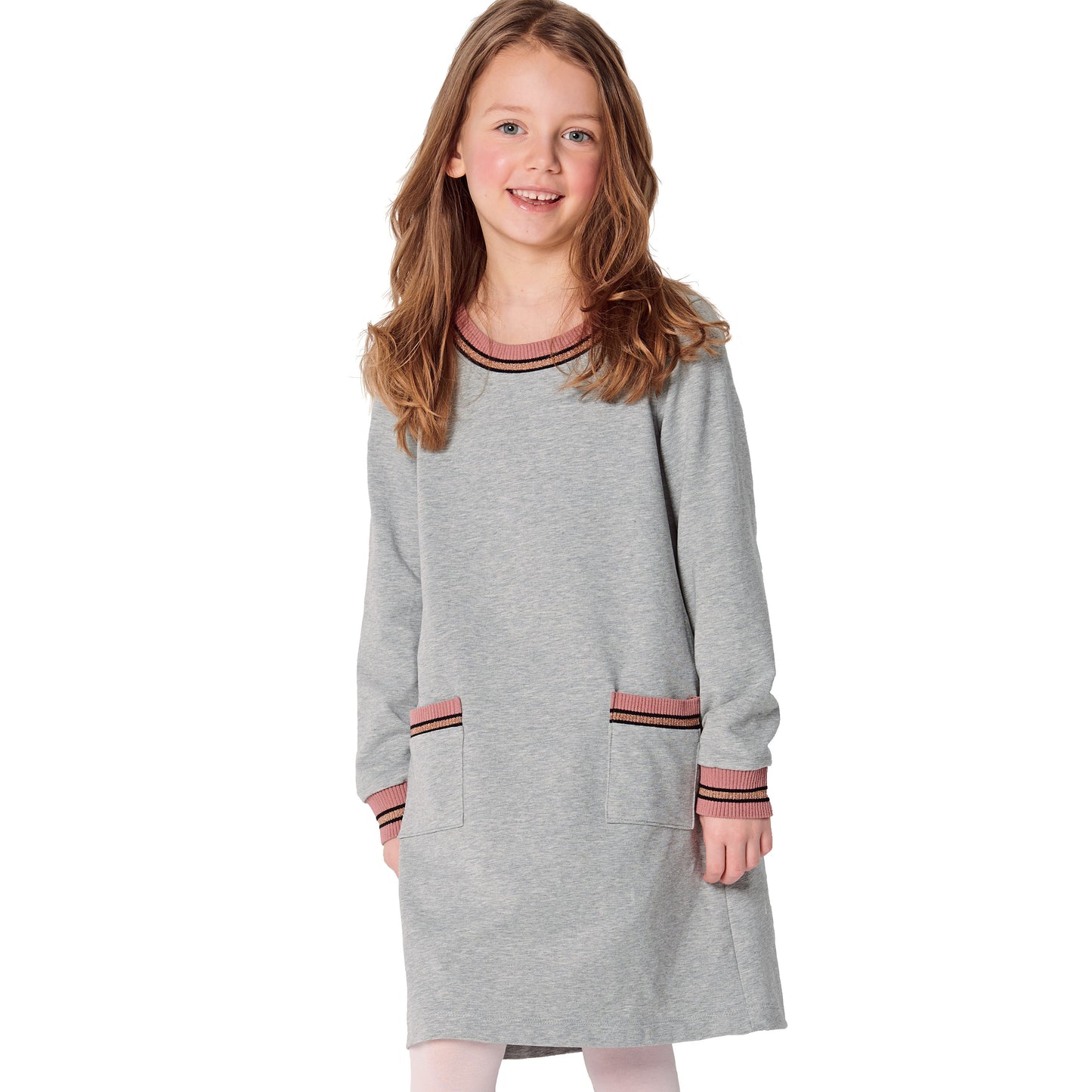 Burda Pattern 9286 Babies' Dress – Shirtdress– with band finishing