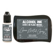 Couture Creations Stayz in Place Alcohol Ink Pad Reinker, Gun Metal Grey Pearlescent- 12ml