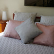 Lena 2pk Decorative Cushions, Blush- 45x45cm