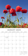 2024 Wall Calendars, Flower Of The Month- 12x12in