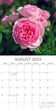 2024 Wall Calendars, Roses- 12x12in