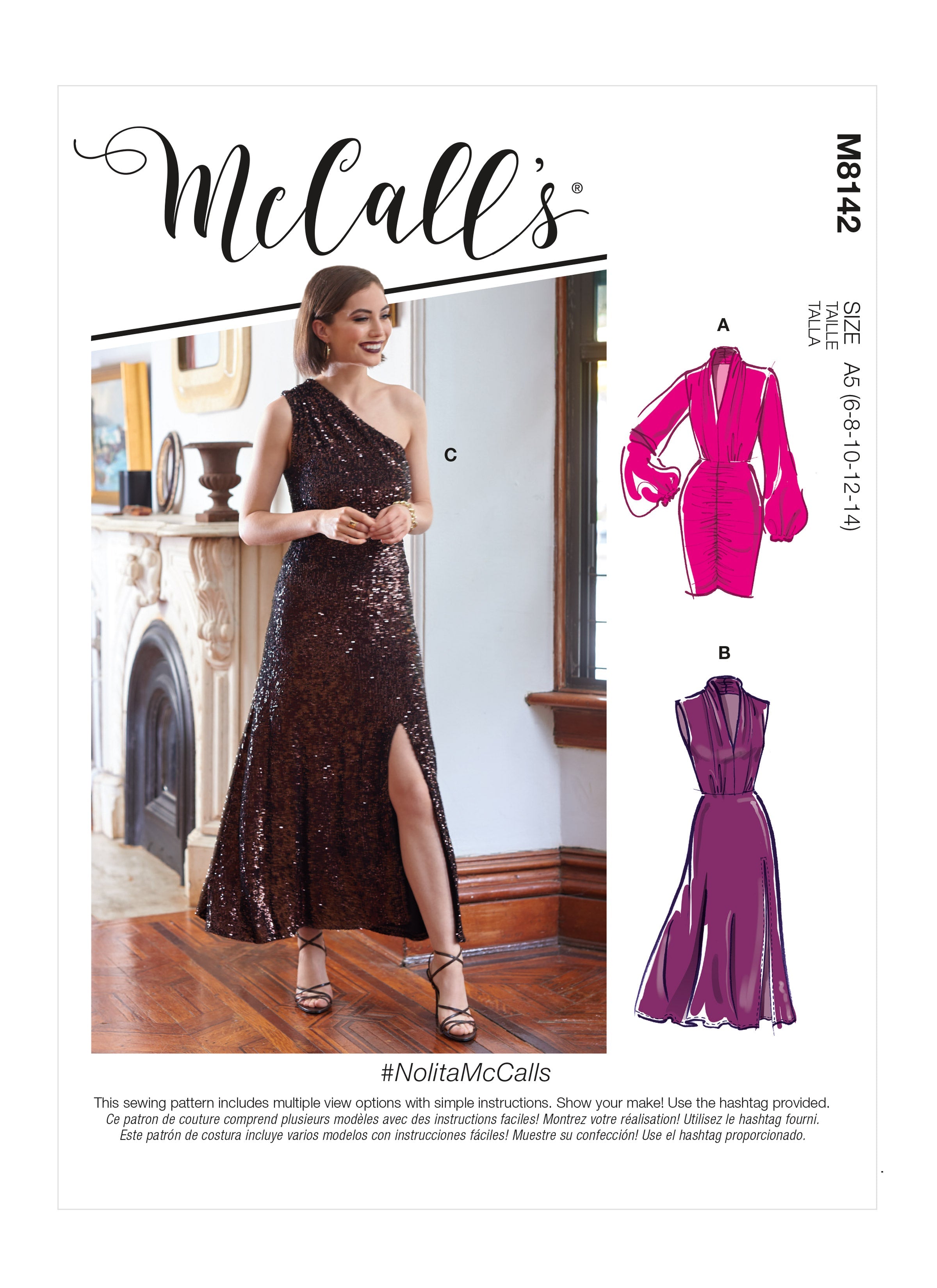 McCall's Pattern M8142 Misses' Dresses – Lincraft