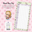 2024 Wall Calendars, Mum's Busy Day- 12x12in