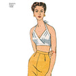 Simplicity Pattern 1426  Women's Vintage 1950's Bra Tops