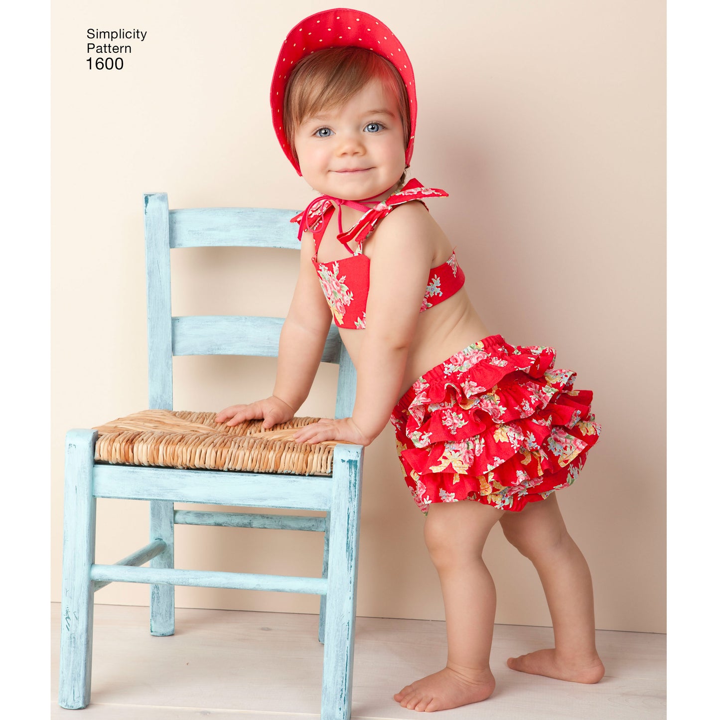 Simplicity Pattern 1600 Babies' Vintage Romper Set