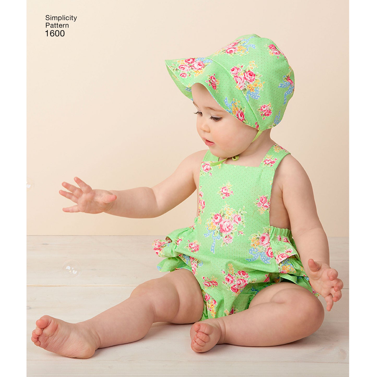 Simplicity Pattern 1600 Babies' Vintage Romper Set