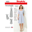 Simplicity Pattern 1800 Women's & Plus Size Amazing Fit Dresses