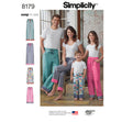 Simplicity Pattern 8179 Child, Teen and Adult Lounge Pant