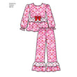 Simplicity Pattern 8272 Child's and Girl's Sleepwear and Robe