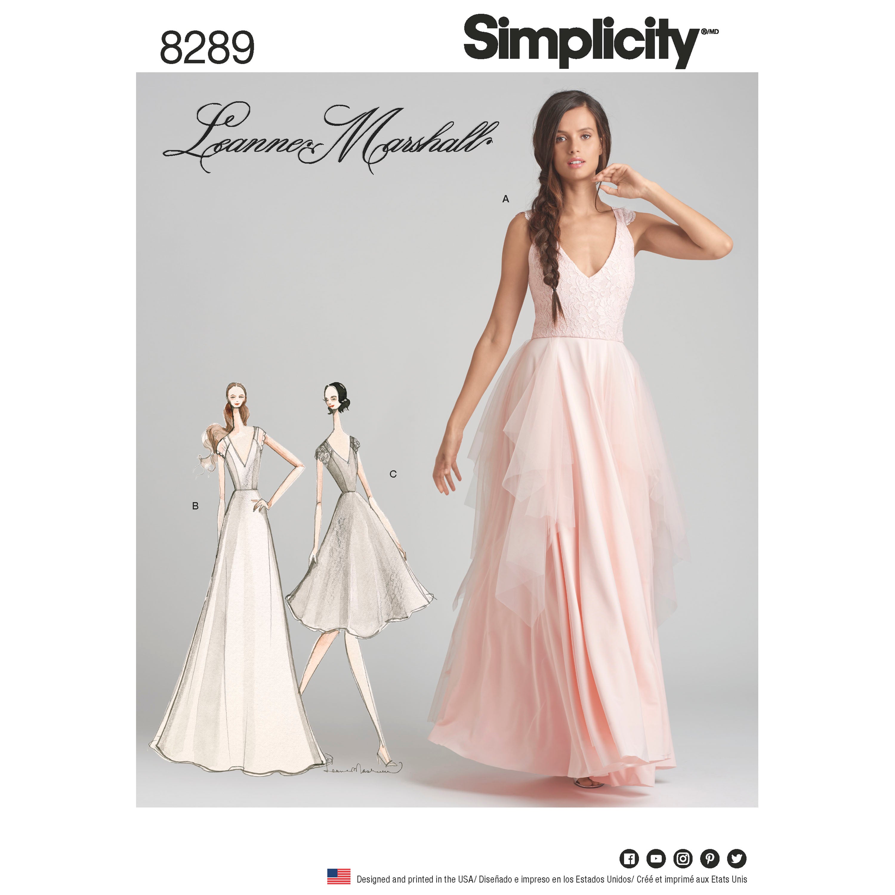 Simplicity Pattern 8289 Women s Special Occasion Dresses Lincraft