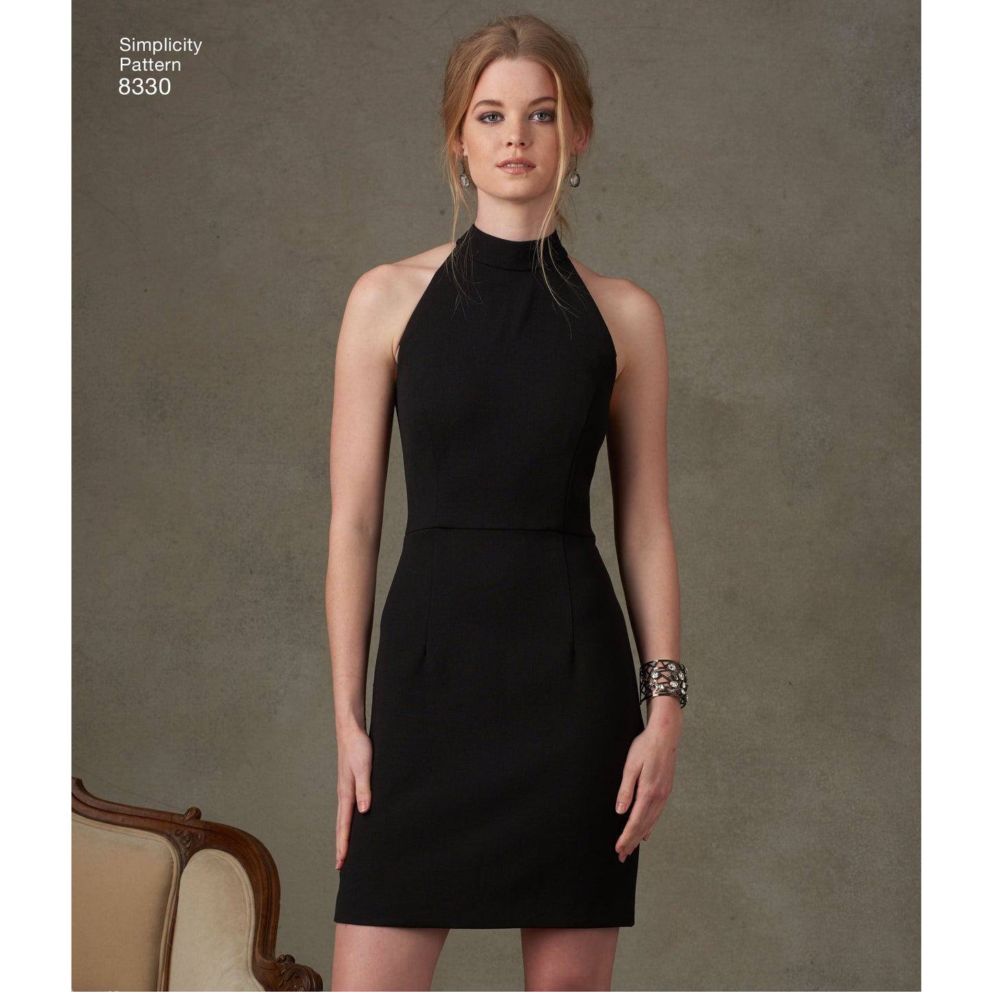 Simplicity Pattern 8330 Women's Dress with Skirt and Back Variations