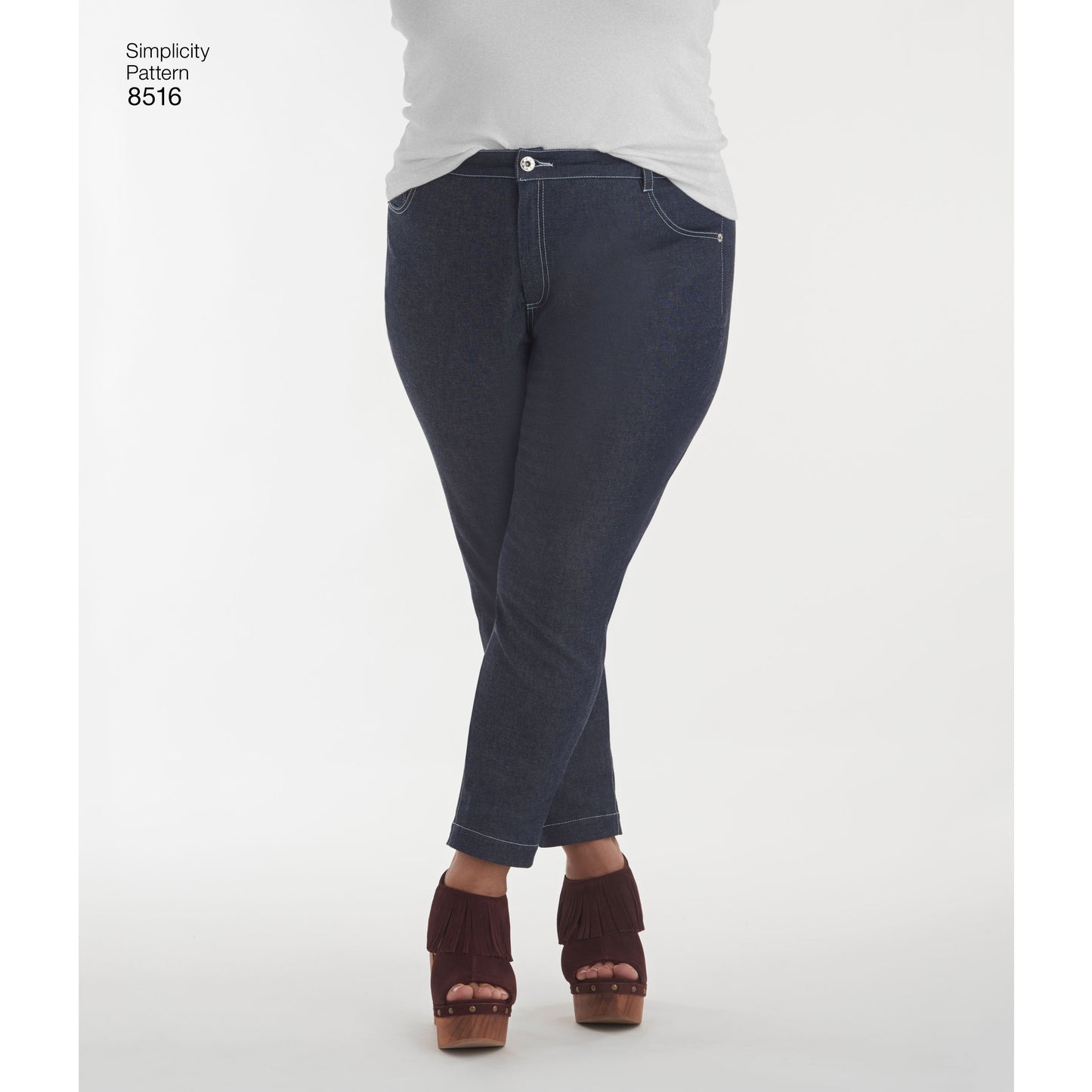 Simplicity Pattern 8516 Misses' Mimi G Skinny Jeans