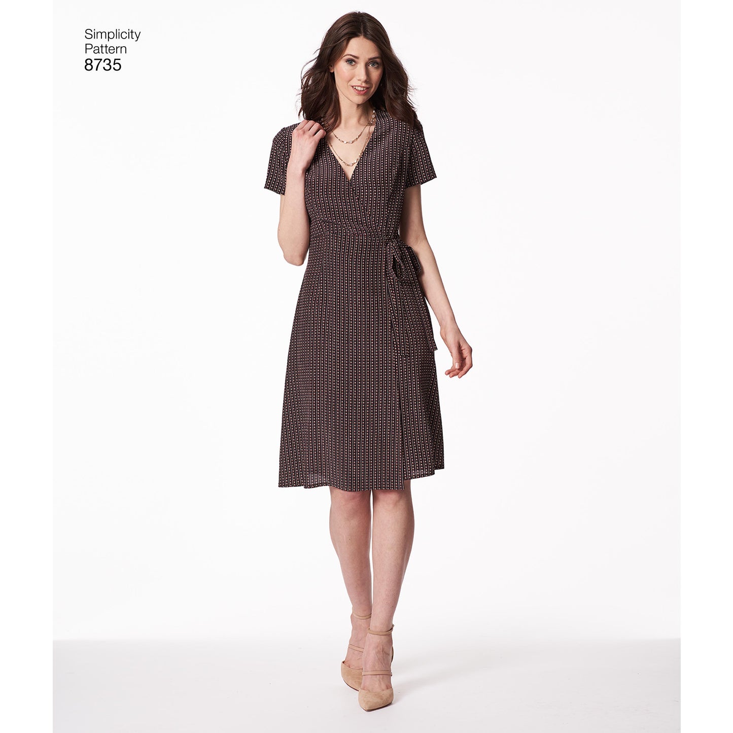 Simplicity Pattern 8735 Misses'/Miss Petite Wrap Dress