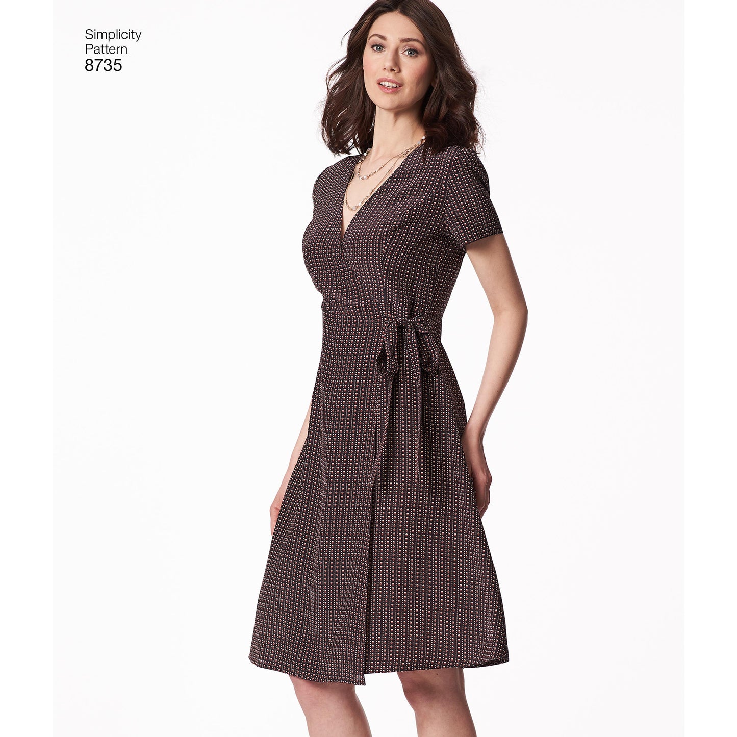 Simplicity Pattern 8735 Misses'/Miss Petite Wrap Dress