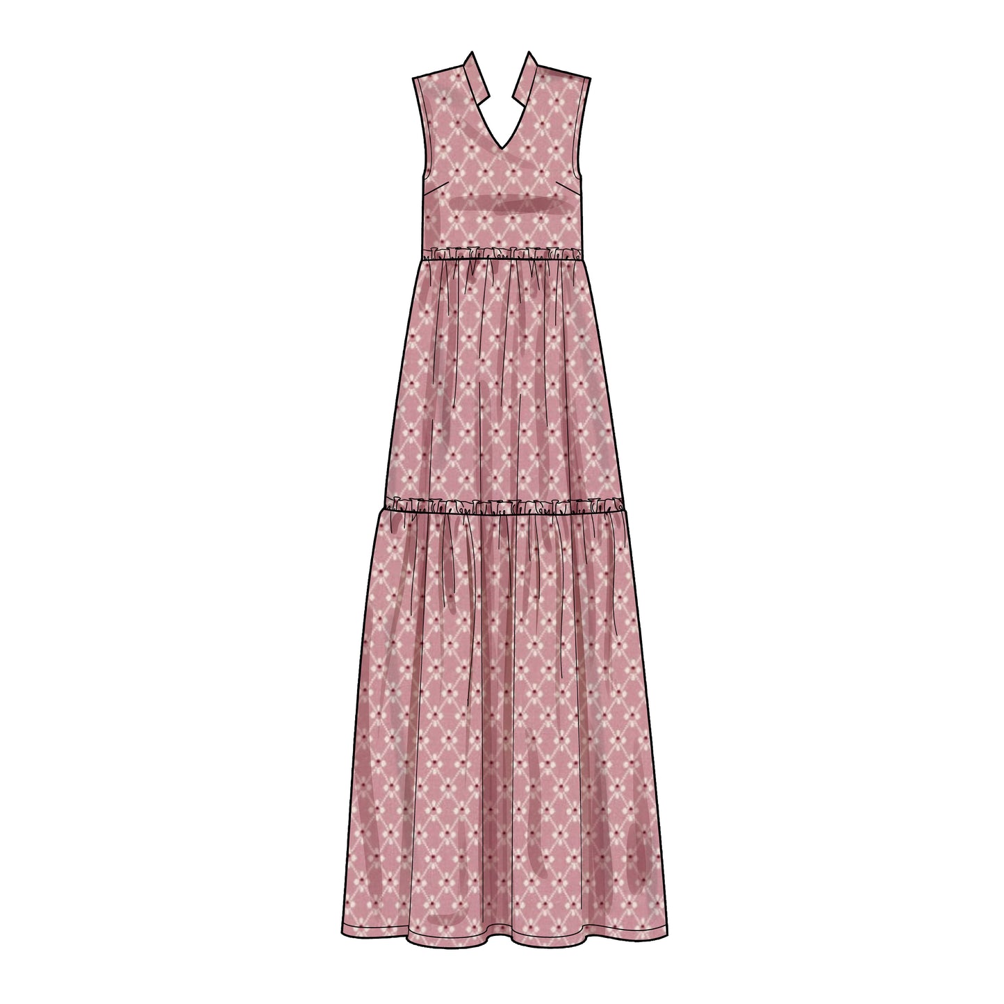 Simplicity Pattern 9265 Misses' & Women's Tiered Dresses