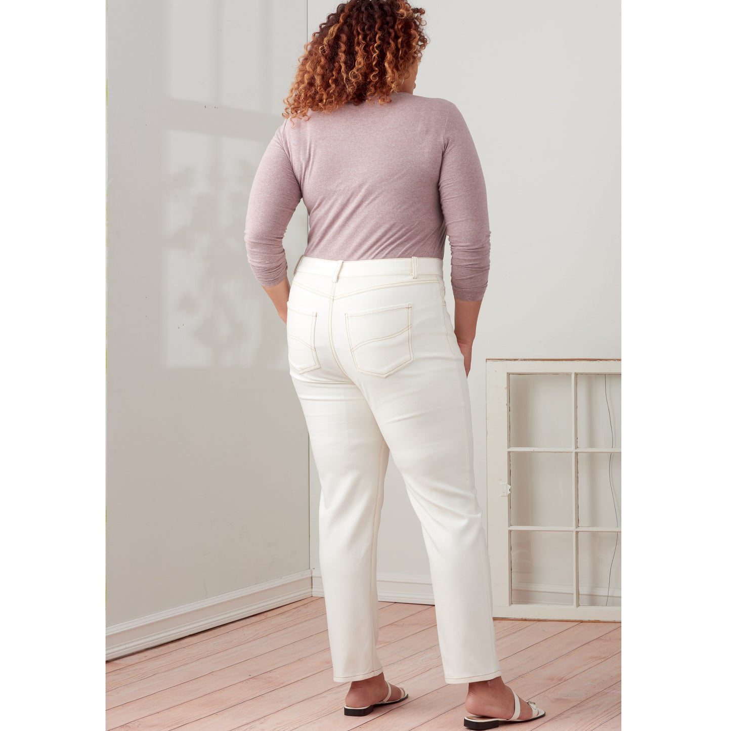 Simplicity Pattern 9266 Misses' & Women's Vintage Jeans With Front Buttons Or Zipper