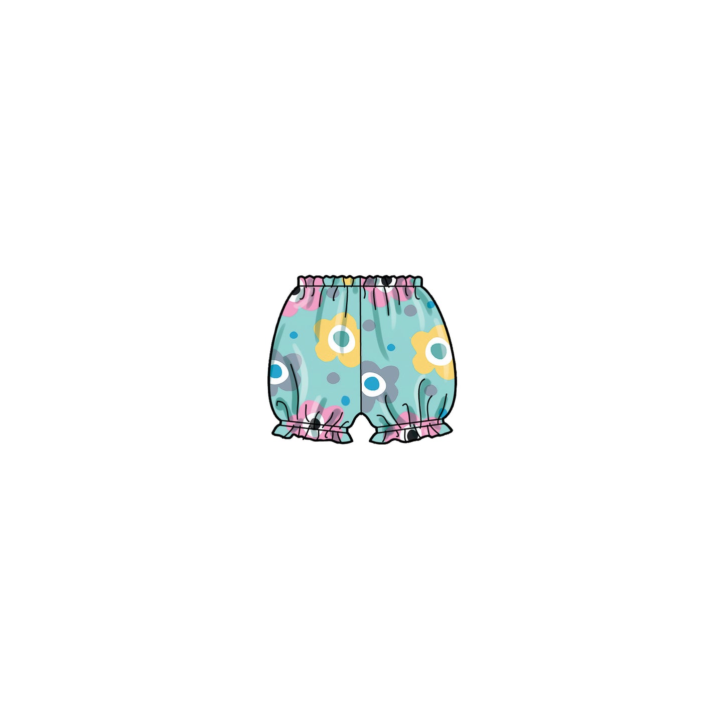 Simplicity Pattern 9319 Toddlers' Criss-Cross Top, Dresses, Rompers and Panties