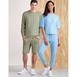 Simplicity Pattern 9337 Unisex Knits Only Tops, Pants and Shorts