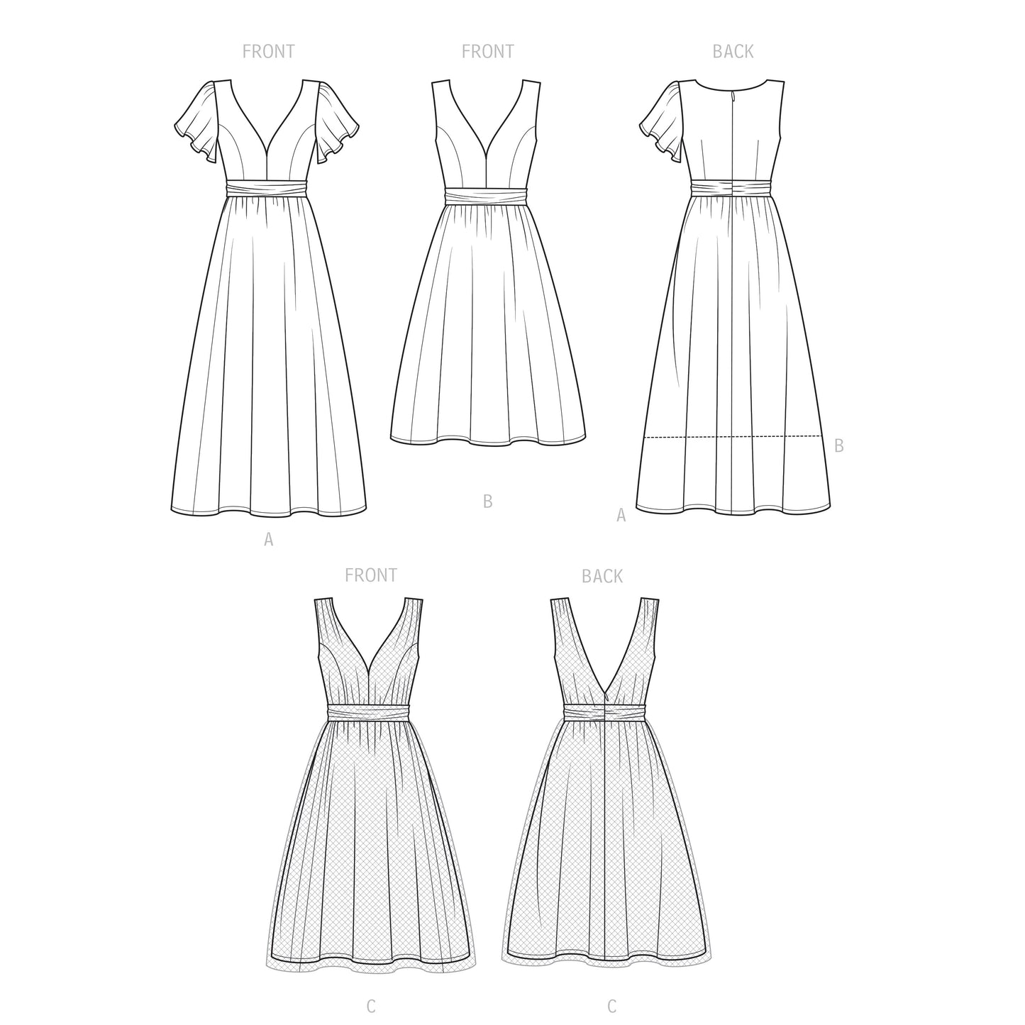 Simplicity Pattern S9475 Misses' Dresses