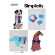 Simplicity SS9507 Pet Collar, Cuff & Dress