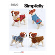 Simplicity SS9520 Dog Coats