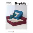 Simplicity SS9524 Pet Bed & Pillow Toy