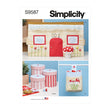Simplicity Pattern SS9587 Sewing Room Accessories