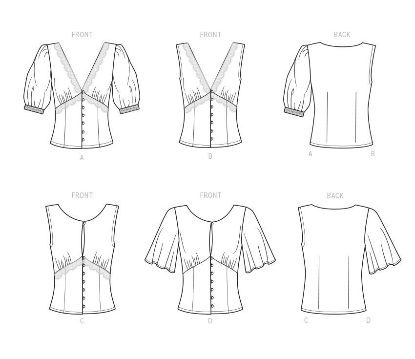 Simplicity Pattern SS9606 Misses' Blouse
