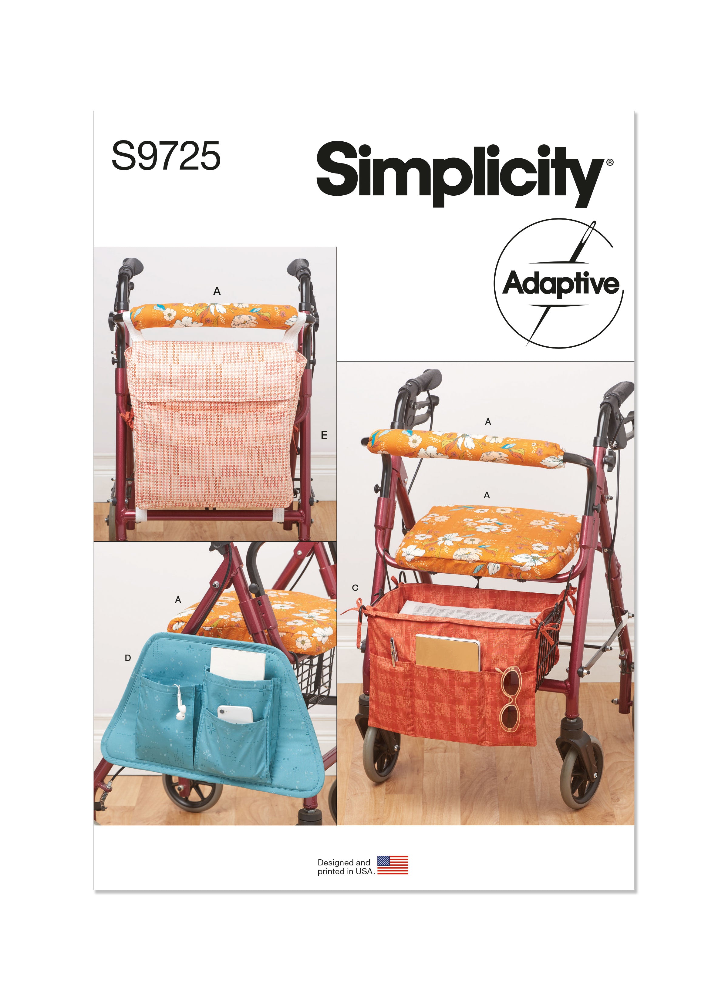 S9492, Simplicity Sewing Pattern Wheelchair Accessories