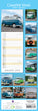 2024 Slimline Wall Calendars, Camper Vans- 420x145mm